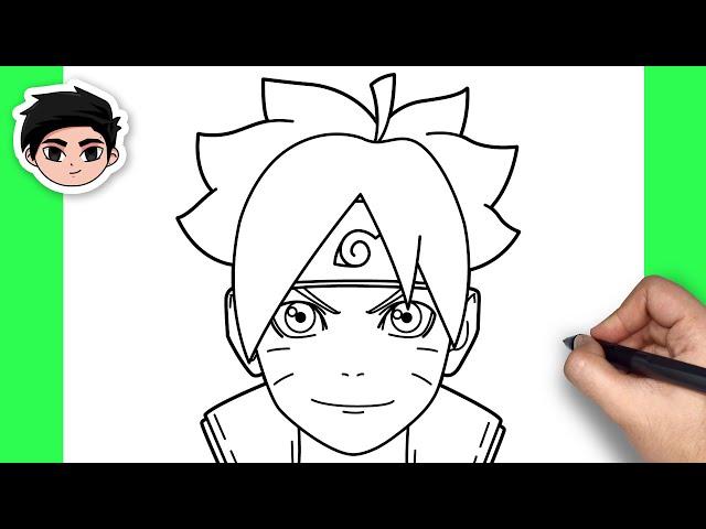 How To Draw Boruto - Easy Step By Step