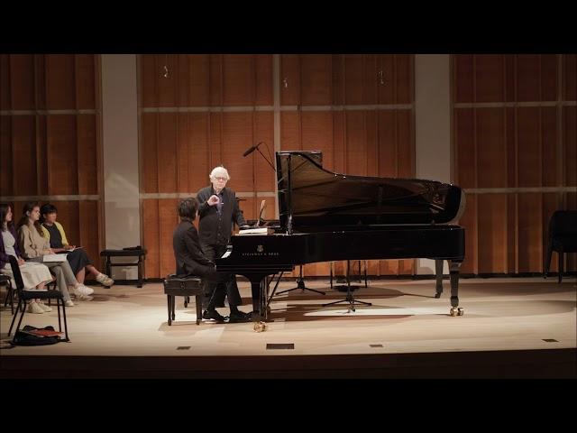 Richard Goode Piano Masterclass | Kaufman Music Center | SummerFest 2023