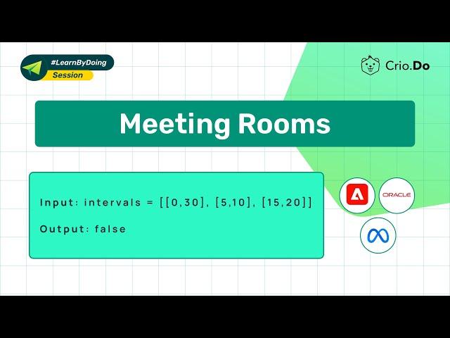 Meeting Rooms | Java | Master DSA Interview Questions