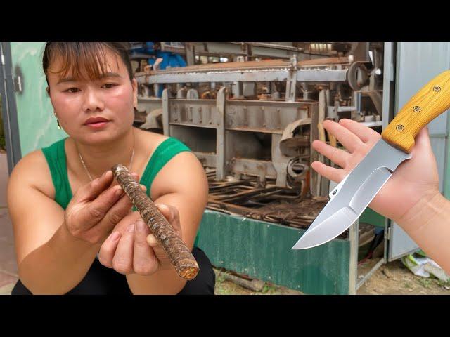 Craft Smithy - Forge Knives From Scrap Iron Bars - Kiosk Cabin Blacksmith's | New Blacksmith Girl