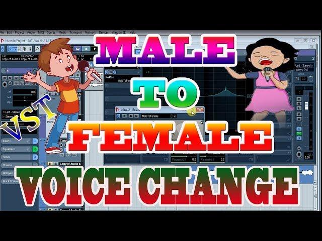 लड़का के आवाज को लड़की के आवाज में कैसे बदले !! Make Male Voice To Female Voice !! Nuendo 4