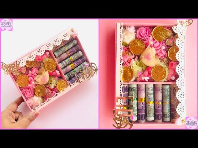 DIY Money  Gift box with Paper/ DIY EID Salami Box/ Eid Gift Idea