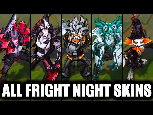 All 12 Fright Night Skins Spotlight 2024 (League of Legends)