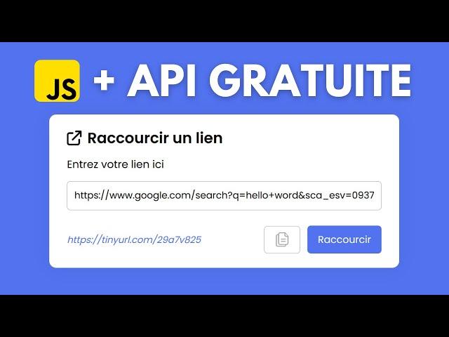 Créez votre propre raccourcisseur de liens #js #javascript