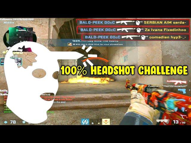 100% HEADSHOT CHALLENGE