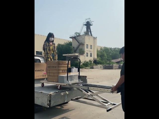 . #Electric lift car#Folding van#Hydraulic cargo carrier