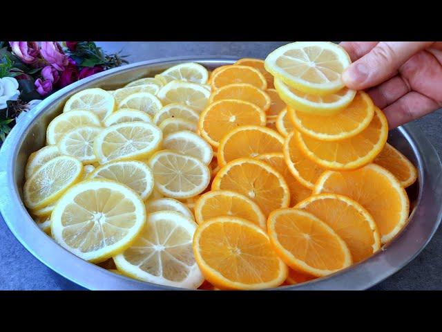 I store oranges this way for 12 months! Even more delicious than fresh!