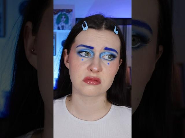 makeup inspired by SADNESS from #InsideOut2 