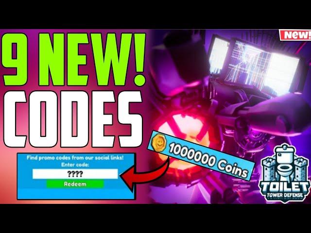 NEW UPDATE TOILET TOWER CODES 2024 -TOILET TOWER DEFENSE CODES - CODES FOR TTD