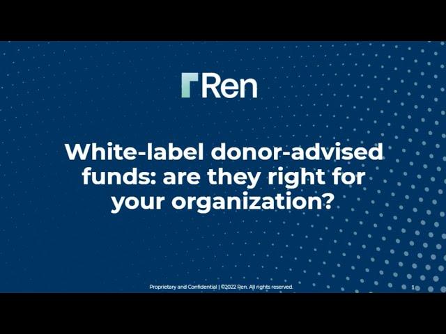 How to know when a white-label DAF is right for your organization