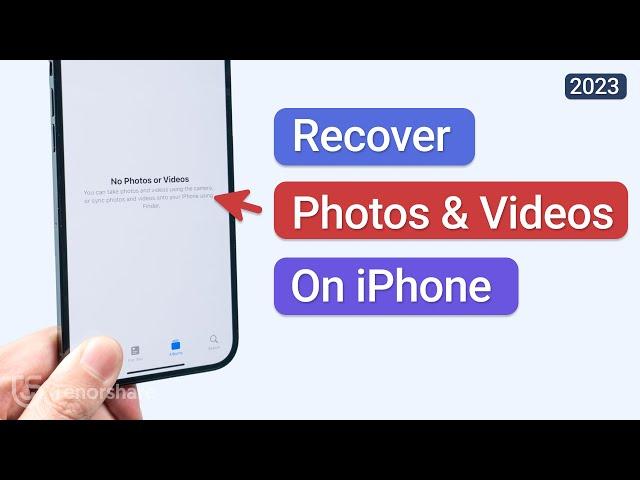 Recover Permanently Deleted Photos and Videos on iPhone In 4 Ways - 2023 (iOS 16)