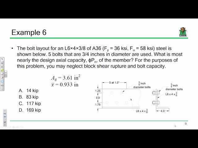 FE Exam Review: Structural Design (2019.11.06)