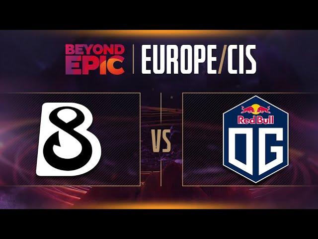 B8 vs OG Game 2 - Beyond Epic: EU/CIS - Group Stage w/ KillerPigeon & lizZard