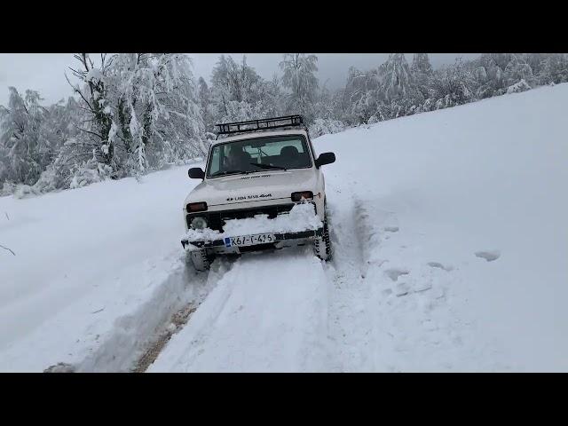 DABAR-STANICA BRDO -MEĐEĐE BRDO - VOZNJA U TESKIM USLOVIMA - LADA NIVA