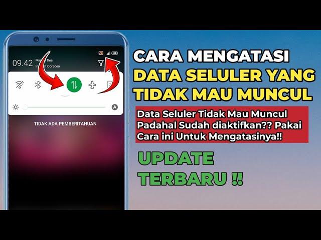 Cara Mengatasi Data Seluler Tidak Mau Muncul di Hp Android