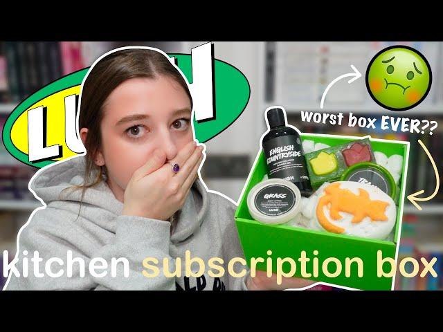 LUSH KITCHEN MARCH SUBSCRIPTION BOX   | 2025 | THE WORST BOX YET?? • Melody Collis