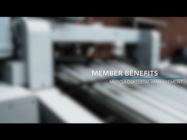 EML Member Benefits - Musculoskeletal Management for the Print Industry