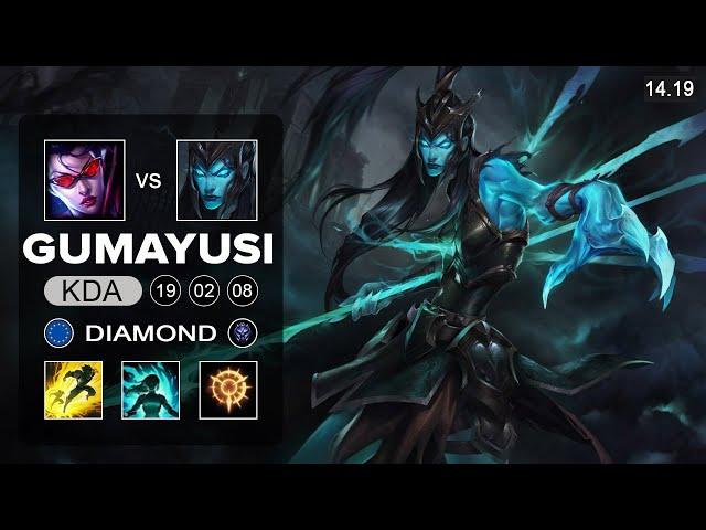 T1 Gumayusi Kalista vs Vayne ADC - EUW Diamond - Patch 14.10 Season 14