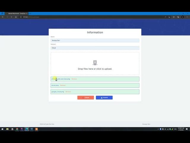 Project: Upload Files using DropZone.js | Snoopy Dev
