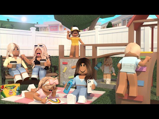 Kids Spring AFTER SCHOOL ROUTINE! *ELENAS FIRST PLAYDATE! PARK TRIP!* VOICE Roblox Bloxburg Roleplay