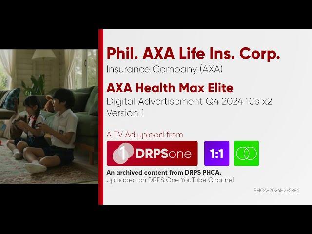 AXA Health Max Elite Digital Ad Q4 2024 10s x2 (Philippines, Version 1) [1:1/ST]