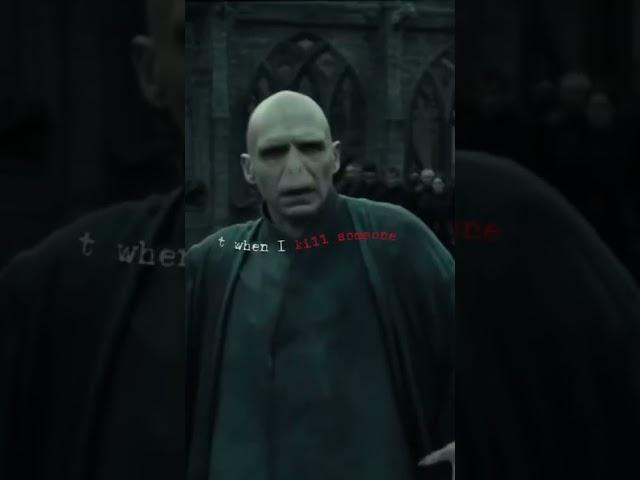 Would have felt bad for voldy in this scene if he wasn’t so moldy|#harrypotter #hogwarts #deatheater
