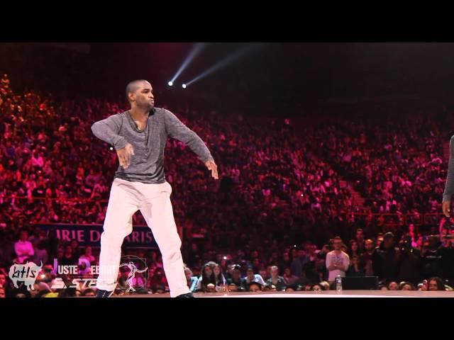 Bruce Ykanji & Gator vs Nelson & Franqey at Juste Debout Steez 2012 | YAK FILMS | Popping Battle