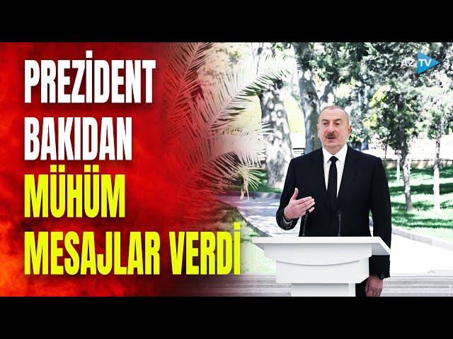 Prezident Aşıq Ələsgərin abidəsinin açılışında: dövlət başçısı mühüm mesajlar verdi