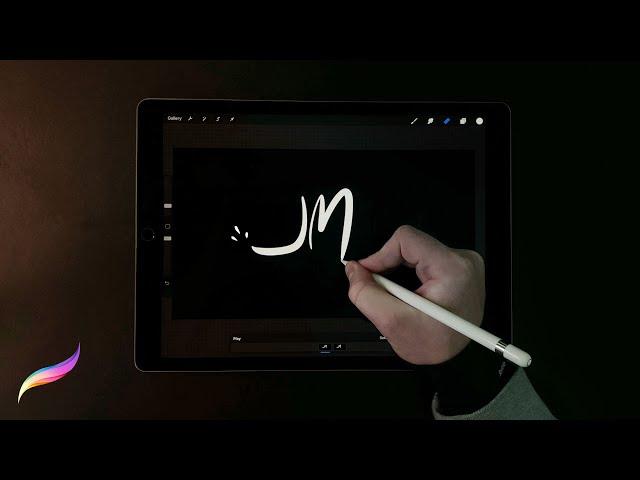 Animated Handwriting, Signature or Hand-drawn Logo Effect | Procreate Tutorial