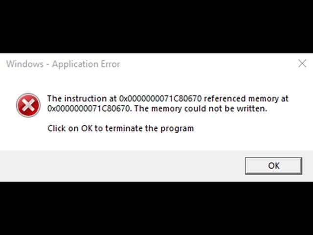 Fix Adobe Reader DC instruction at referenced memory could not be written Error in Windows 11