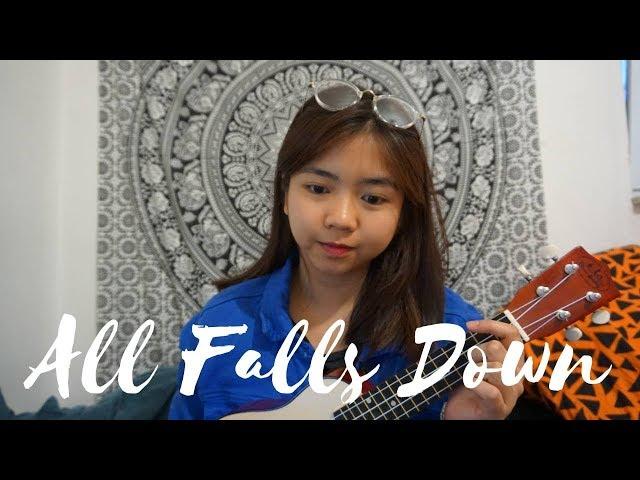 ALL FALLS DOWN (Alan Walker feat. Noah Cyrus) - Ukulele Cover | danya dp