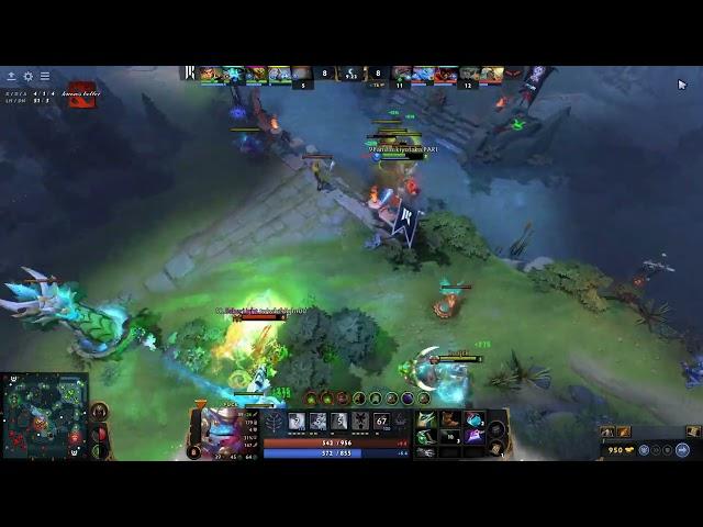 Kiyotaka's Perspective - in his famous buyback play to kill Abed | ESL One Berlin Major 2023 #dota2