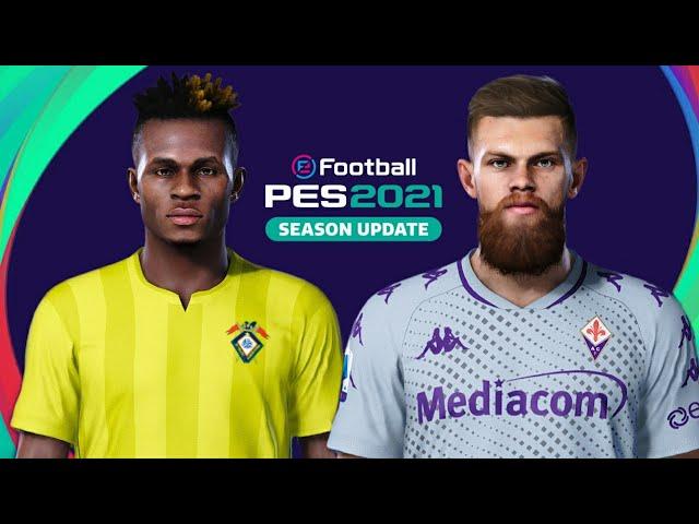 PES 2021 - TODAS FACES NOVAS/NEW FACES PES 2021