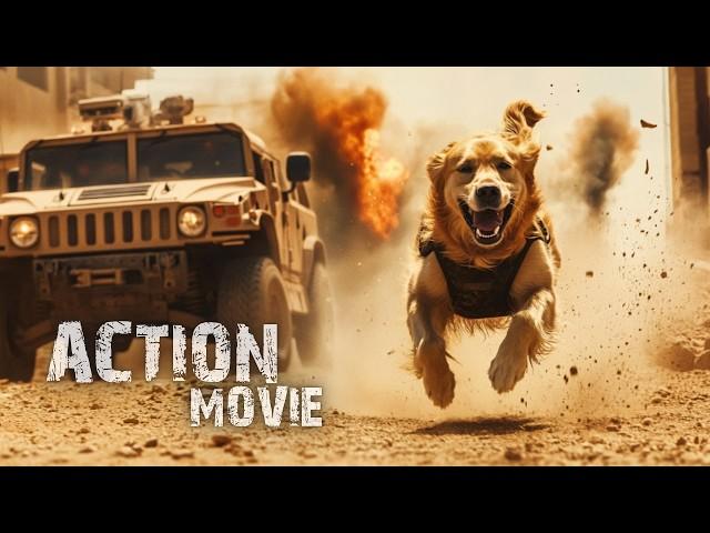 A heroic dog unites a family on a journey full of dangers / Action movie in English