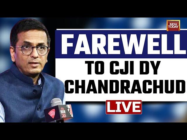 Supreme Court Bar Association Bids Farewell To CJI DY Chandrachud | India Today News