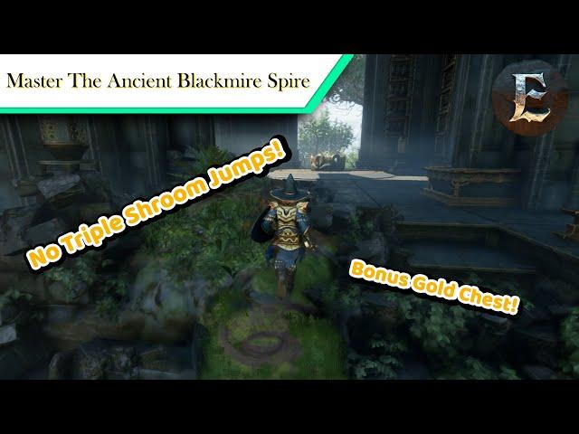 Enshrouded: Master The Ancient Blackmire Spire - No Shroom Parkour! Hidden GOLD Chest!