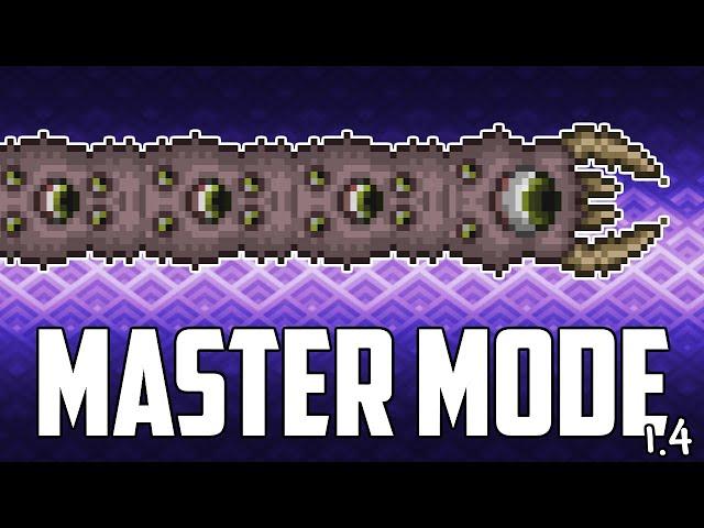 Terraria 1.4 EATER OF WORLDS & WRITHING REMAINS! (Master Mode)