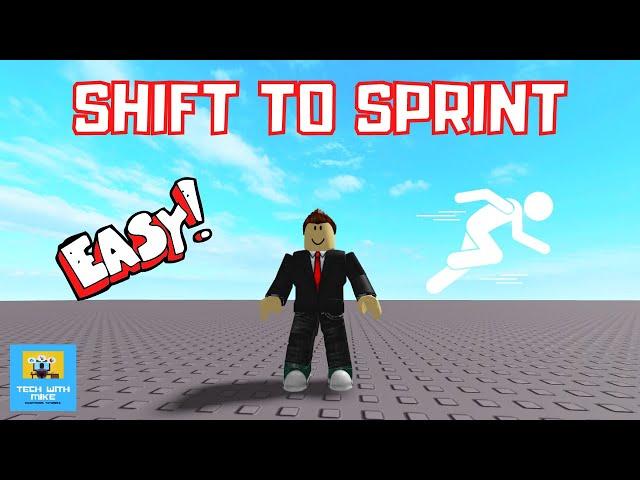 Roblox Studio Tutorial: Shift to Sprint