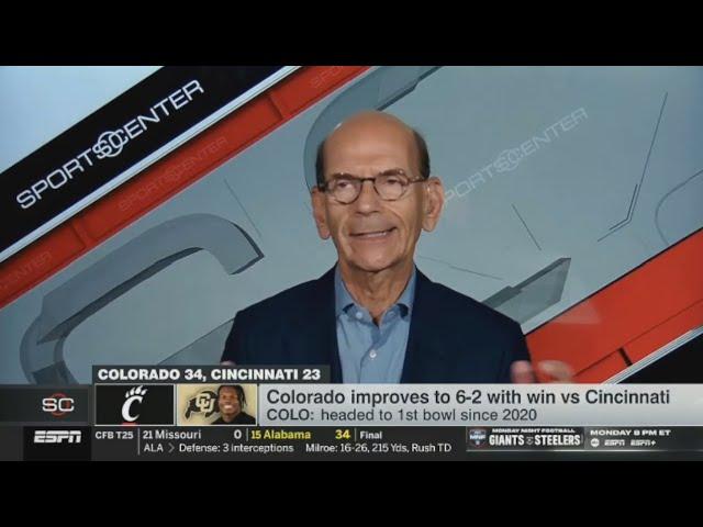 ESPN SC | "Travis Hunter is HIM!" - Paul Finebaum impressed with Colorado' 34-23 win over Cincinnati