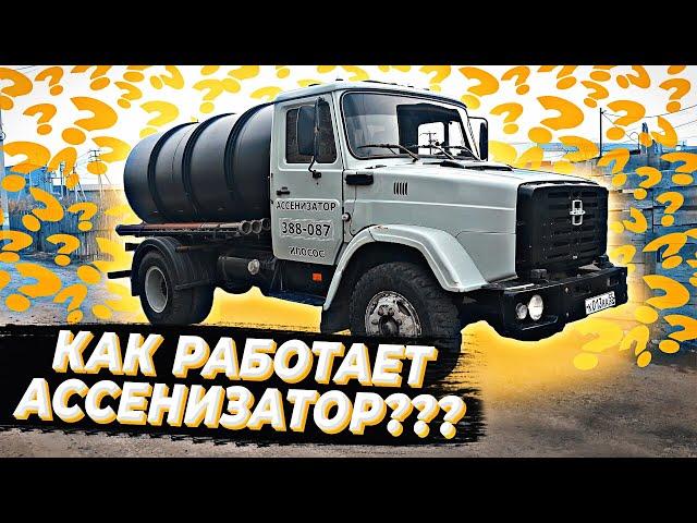 Ассенизатор. Откачка септиков и выгребных ям.