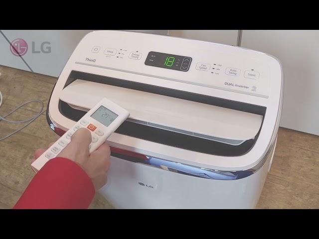 [LG Portable Air-Conditioner] - Use the Remote control of the PA11WS