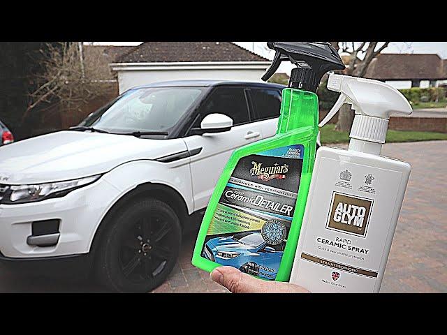 Autoglym Rapid Ceramic Spray V Meguiars Hybrid Ceramic Detailer | Battle of the Halfords Ceramics