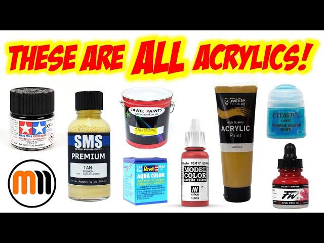 Acrylic paints - debunking the modelling myths!