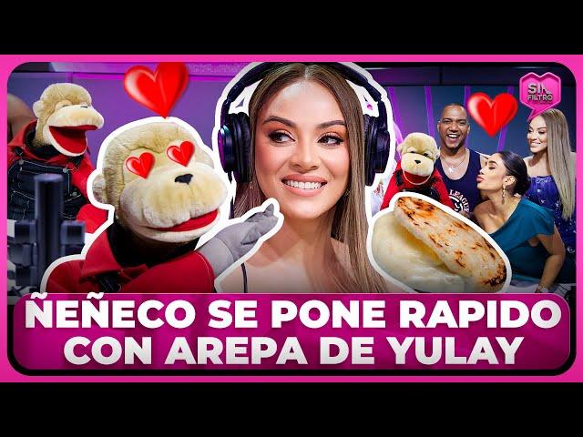 ÑEÑECO SE PONE RAPIDÍSIMO CON AREPA DE YULAY EN PLENA ENTREVISTA