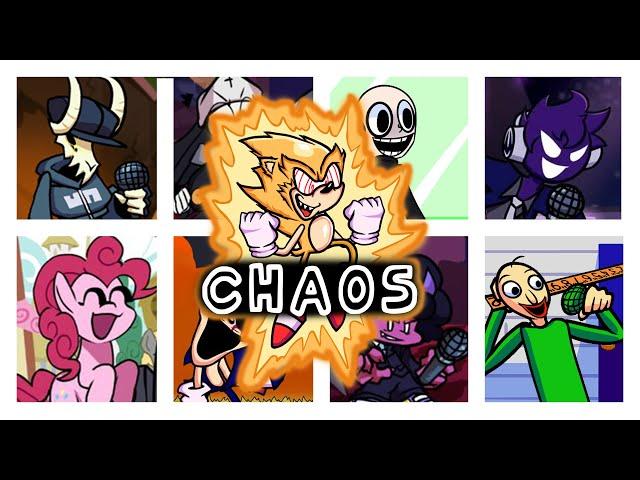 FNF Chaos, But Everyone Goes Super Sonic Mode (Chaos But Everyone Sings It)