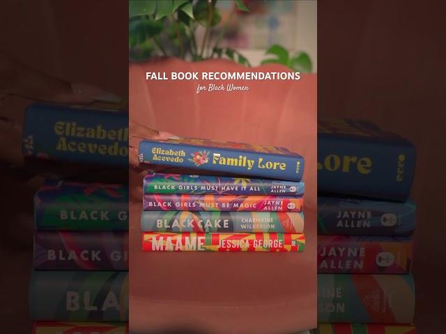 Fall Book Recommendations for Black Women | #shorts