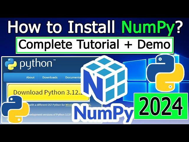 How to Install NumPy on Windows 10/11 [ 2024 Update ] in Python 3.12.2