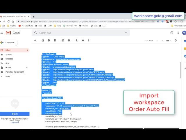 Guideline import scripts for firefox 42.0 and greasemonkey | SSMMS