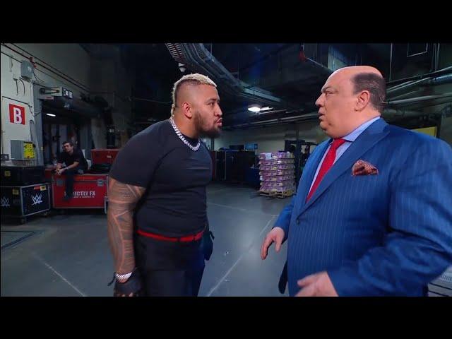 Solo Sikoa confronts Paul Heyman - WWE SmackDown 6/7/2024