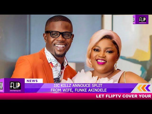 SAD! JJC SKILLZ ANNOUNCES SPLIT FROM WIFE, FUNKE AKINDELE